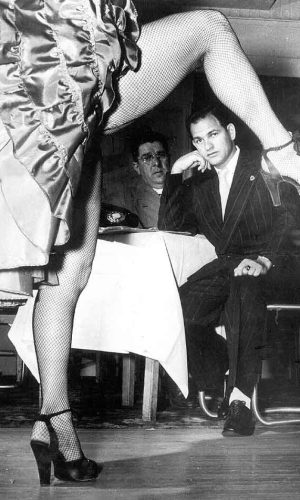 Abe Saffron at the Roosevelt club 1951