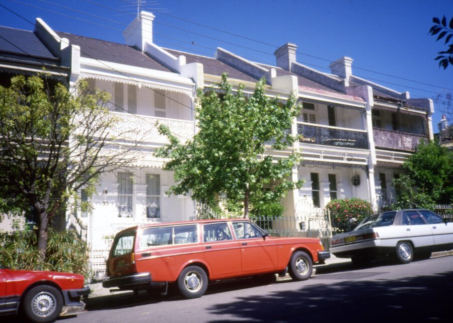 Terrace houses, Paddington, circa 1986
