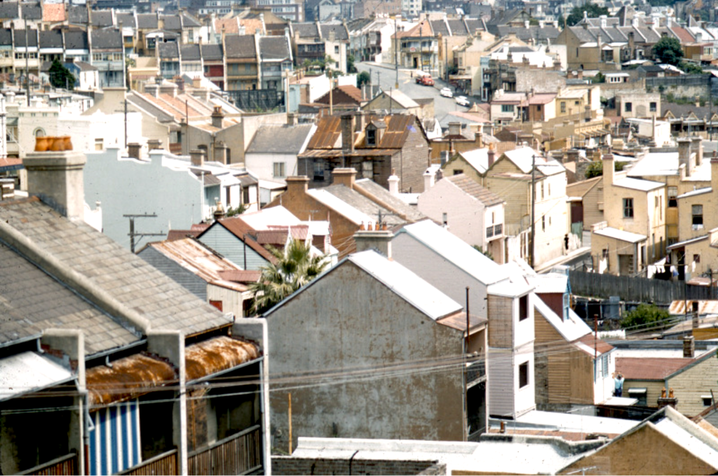 paddington roof tops view 1960