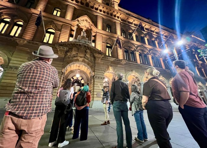 Urban Odyssey Tour - Group outside GPO
