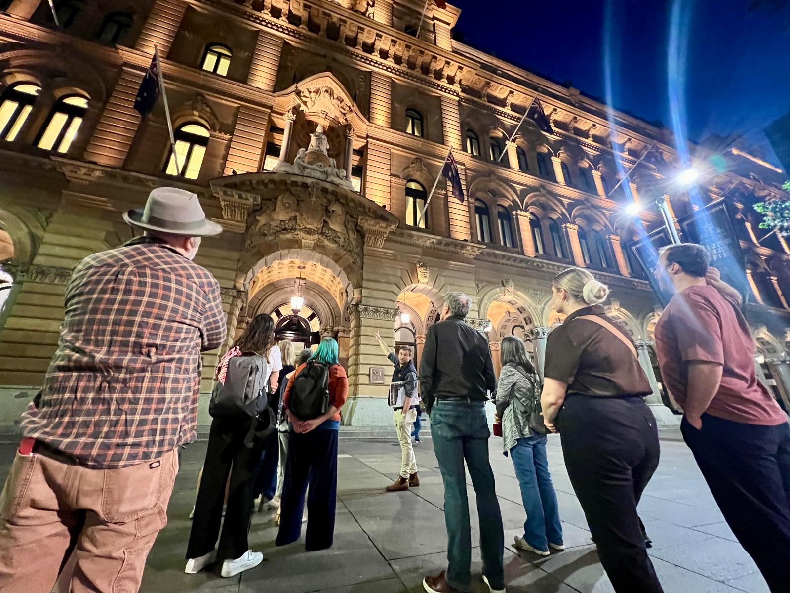Urban Odyssey Tour - Group outside GPO