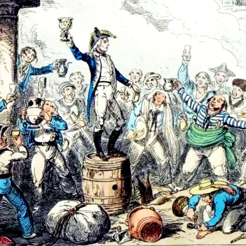 Victory speech on barrel